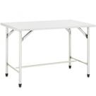 Mesa Total Inox 430 Fritomaq- Formato H 1,00x0,70x0,90cm