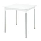 Mesa Tramontina Diana em Polipropileno Branco com Pernas de Alumínio Anodizado