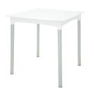 Mesa Tramontina Diana em Polipropileno Branco com Pernas de Alumínio Anodizado