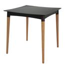 Mesa Tramontina Diana em Polipropileno Preto com Pernas Mesa Tramontina Diana em Polipropileno Preto com Pernas