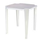 Mesa Tramontina Noronha 68x68x71 cm em Polipropileno Branco Mesa Tramontina Noronha 68x68x71 cm em Polipropileno Branco