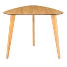 Mesa Trion Triangular De 90CM Na Cor Freijó