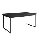 Mesa Tubular 8 lugares Oxford 180cm Preto