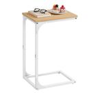 Mesa VASAGLE Mesa lateral em forma de C Amarelo Amêndoa Branco 30x40x62cm Mesa VASAGLE Mesa lateral em forma de C Amarelo Amêndoa Branco 30x40x62cm