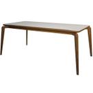 Mesa Veneza 180x90cm Minas Plac Cor Cinamomo Off White