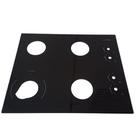 Mesa Vidro Tampo Fogão Cooktop 4 Bocas Fischer Fit Line