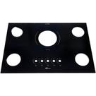 Mesa Vidro Tampo Fogão Cooktop Fischer 5 Bocas Tripla Chama