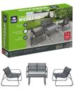 Mesa Vidro Temperado Conjunto De Jardim Weekend Cinza Bel Mesa Vidro Temperado Conjunto De Jardim Weekend Cinza Bel