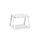 Mesa Whiteline Modern Living ST1593-WHT Alumínio 56x46x41cm