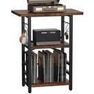 Mesa YAKANJ para Toca-Discos com Armazenamento para Vinil