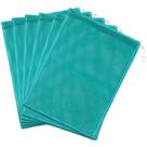 Mesh Stuff Sack Frienda, 6 peças, 28x38cm, nylon, turquesa