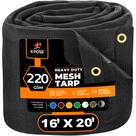 Mesh Tarp Xpose Safety Heavy Duty 4,9 m x 6,1 m preta