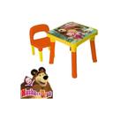 Mesinha com Cadeira Infantil: Masha e o Urso Mesinha com Cadeira Infantil: Masha e o Urso