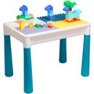 Mesinha De Atividades Blocos de Montar Infantil 72 Peças - Castela