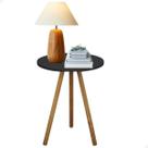 Mesinha de Canto Retro Decoração Tripe Pé Palito Mesa Apoio de Sofa Sala