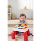 Mesinha Didática Infantil Blocos Encaixe 6-12 Meses Vermelha Mesinha Didática Infantil Blocos Encaixe 6-12 Meses Vermelha