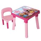 Mesinha Infantil com Cadeira Princesas e Sonhos Monte Líbano Resistente e Colorida
