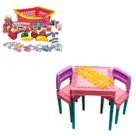 Mesinha Infantil com Letras Número e Super Mercadinho Fruta Mesinha Infantil com Letras Número e Super Mercadinho Fruta