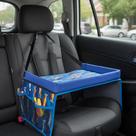 Mesinha Infantil Portátil Para Cadeirinha carro e carrinho de bebe Montessoriano - AZUL