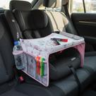 Mesinha Infantil Portátil Para Cadeirinha carro e carrinho de bebe Montessoriano - Rosa