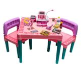 Mesinha Mesa Didática Infantil 2 Cadeiras Menina- Criança