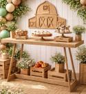 Mesinha Mesa Para Estudo Festa Multiuso Decoração Madeira MDF Cru