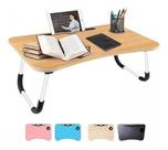 Mesinha Portátil P/ Notebook Dobrável De Cama Com Porta Copo Mesinha Portátil P/ Notebook Dobrável De Cama Com Porta Copo