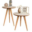 Mesinha Redonda De Canto Apoio e Lateral Retro Classic