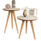 Mesinha Redonda De Canto Apoio e Lateral Retro Classic