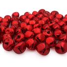 Metal Craft Bells Cllootve 25 mm 60 unidades em vermelho brilhante