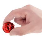 Metal Craft Bells Cllootve 40 mm vermelhos 16 peças de decoração natalina