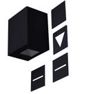 Metal Domado Arandela 5376.03 Kasse Preto