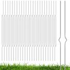 Metal Yard Sign Stakes Therwen, 61 cm de altura, 50 unidades, durável Metal Yard Sign Stakes Therwen, 61 cm de altura, 50 unidades, durável