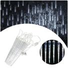 Meteoro Cascata Gelo C/8 Tubo Led Pisca Chuva Luz Natal 3m Meteoro Cascata Gelo C/8 Tubo Led Pisca Chuva Luz Natal 3m