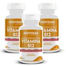 Metilcobalamina Capsula Suplemento Vitamina B12 Forma Ativa Kit 3 potes 60 Cáps Inovitann Alta Concentração