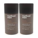 Método de desodorante masculino de cedro e cipreste 78 mL (pacote com 2)