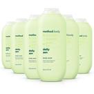 Método de lavagem corporal: Zen, sem ftalato de parabeno diário, 530 ml x 6