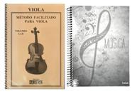 Método Facilitado para Viola Vol1 E 2 Nadilson Gama com Caderno de Musica