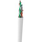 Metro de Cabo de Rede LAN 4PX24AWG CAT6 UTP LSZH -100% Cobre Wec, Branco Metro de Cabo de Rede LAN 4PX24AWG CAT6 UTP LSZH -100% Cobre Wec, Branco