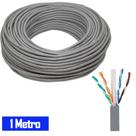 Metro de Cabo de Rede Soho Plus Furukawa CAT6 Categoria 6 - 24AWGX4P ROHS 100% Cobre Cinza