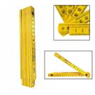 Metro Duplo Escala Métrica 2 Metros Amarelo