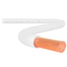 Metro Fio Cabo Flexível Branco 6,0 Mm Anti Chama Sil
