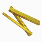 Metro Plastico Eco Simples Amarelo - Kit C/10 Pecas