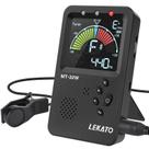 Metronome Tuner LEKATO recarregável 3 em 1 para guitarra, baixo e violino