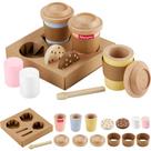 Meu Primeiro Cappuccino de Madeira Fisher-Price Mattel HXT85 Meu Primeiro Cappuccino de Madeira Fisher-Price Mattel HXT85