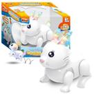 Meu Primeiro Coelhinho Brinquedo Interativo Com Luz E Som