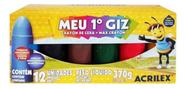 Meu Primeiro Giz ACRILEX - 12 cores - 09512