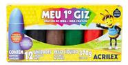 Meu Primeiro Giz de Cera - 12 cores - Acrilex -