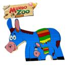 Meu Primeiro Quebra Cabeça Burro Mini Kids Zoo Bichos Educativo