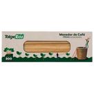 Mexedor De Bambu Talge Para Drink Café Bebida 19cm 500un Mexedor De Bambu Talge Para Drink Café Bebida 19cm 500un